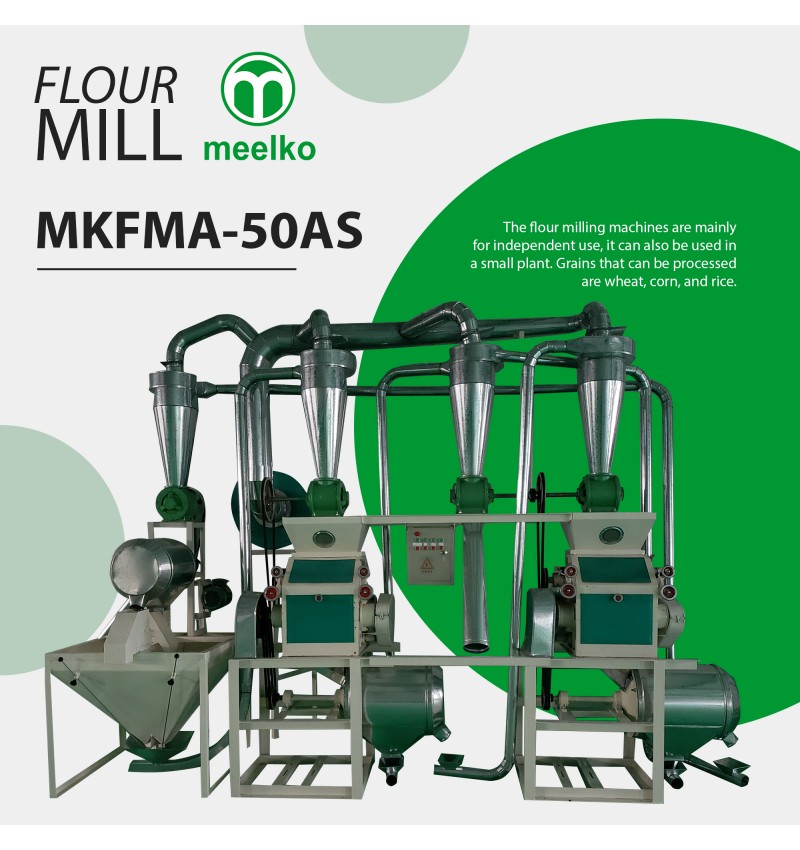 Moulin à farine- MKFMA-50AS 150 - 200 KG/H